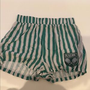 Zoe + liv Malibu tennis Striped Shorts XS